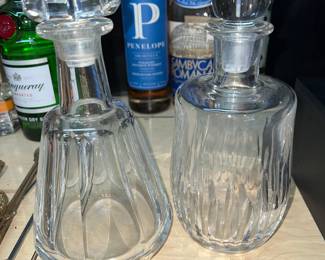 Baccarat Crystal Decanters 