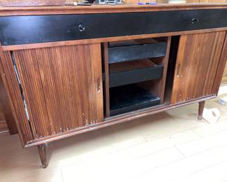 Mid Century Sliding Door Credenza, Let Hartmann Feather your nest