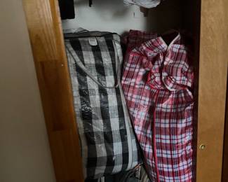 Bags of clothes