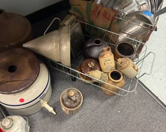 Pickle pits and pottery pots and drinking jugs