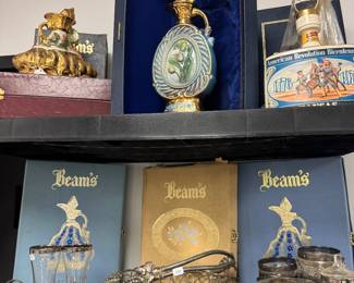 Wiskey Decatur’s
Vintage Collectable some have alcohol in them lol!
All with boxes hand painted and lovely