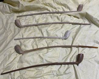 Antique clay pipes
