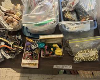 More pins and costume jewelry