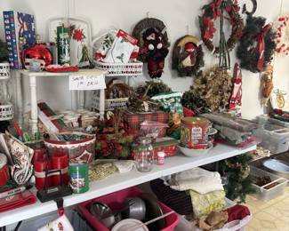 Christmas decor and other items in time for the season