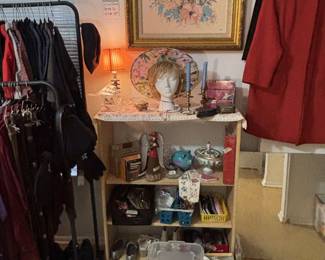 misc. accessories, painting, coats, shoes etc.
