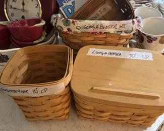Longaberger basket set