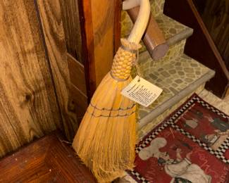 Antique antler broom