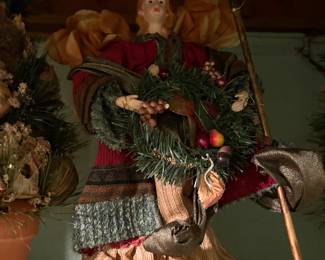 Vintage Angel Christmas tree topper