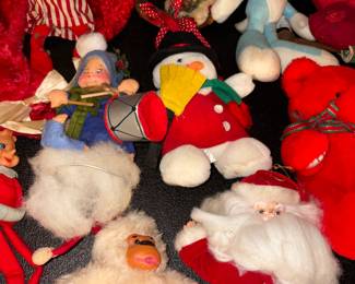 Vintage Christmas toys and other vintage toys