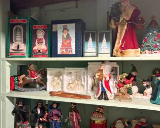 New in Box and Vintage Christmas decorations