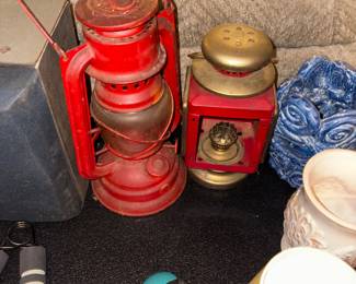 Vintage railroad lantern