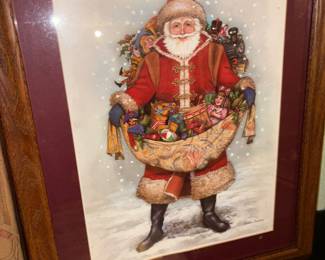 Framed Christmas art