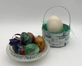 125 DecorativeEggsLotFeaturingaREALOstrichEggShell