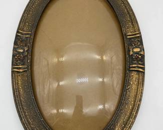 4 AntiqueOvalFramewithConvexBubbleGlass