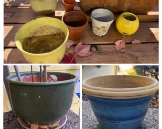 112 OutdoorPotsandPlantersinVariousSizes