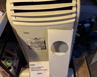 Haier portable air conditioner with window attachments