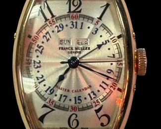 Franck Muller 18k Gold Master Calendar Watch