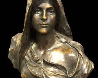 L. Madrassi (C1848-1919) Bronze 10" tall