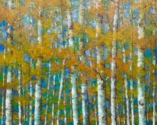 Bob Chrzanowski Oil on Canvas "Golden Way" 60"x48"