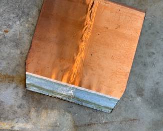 Copper foil shingles
