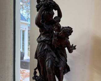 Mathurin Moreau bronze sculpture
