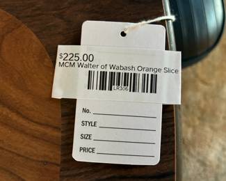 MCM Walter of Wabash Orange Slice Table