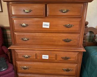 Tall Dresser, Decorative Lamp