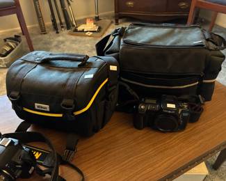Camera Bags, Cameras 