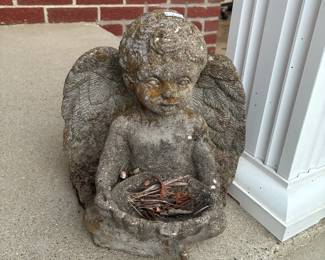 Outdoor Cement Angel