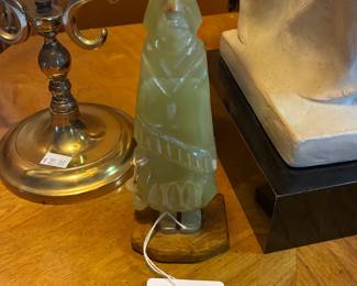 Carved Green Figure from Argentina