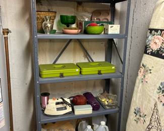 Storage Shelves, Misc Items 