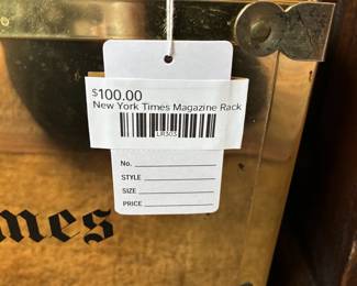 New York Times Magazine Rack