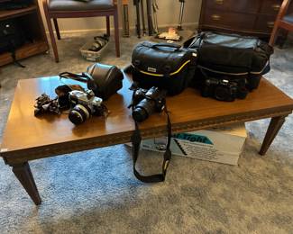 Cameras, Coffee Table