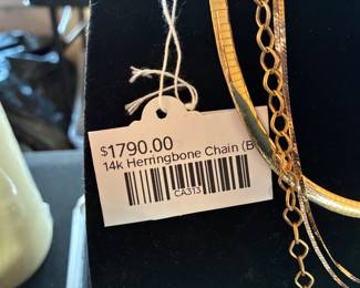 14k Herringbone Chain (B)