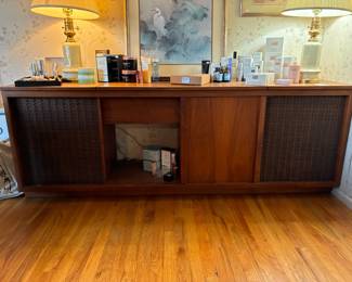 Barzilay MCM Style Media Console * Hollow - No Record/ Stereo