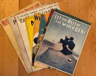 Antique sheet music