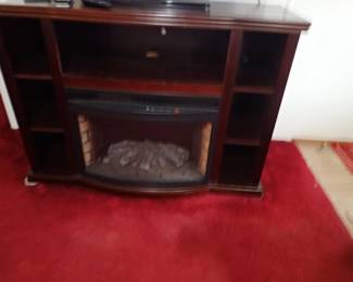 Entertainment Center. Fireplace DOES NOT work.