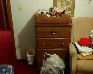 Dressers. Chairs. Pictures. 