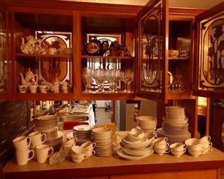 Japan Small Tea Set. Stemware.