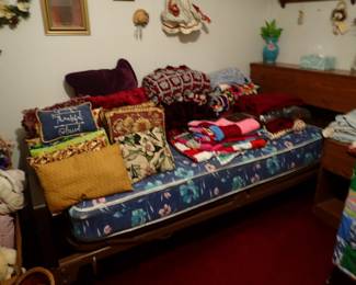 Beds. Pillows. Blankets. 