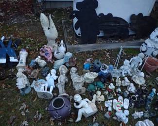 More Last Minute Yard Art.