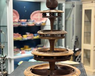 Pineapple Wooden Tiered Trays Orlando