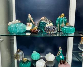 Glass Pumpkins and Sterling Jewelry Orlando Estate Auction