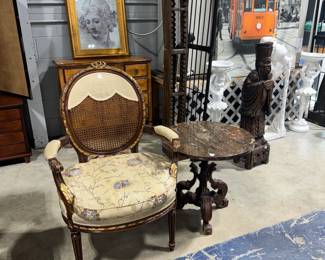 Vintage Chair and Side Table Orlando