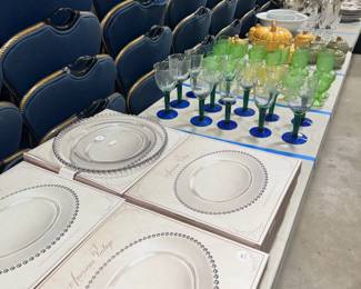 Plates and Glasses Orlando