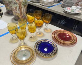 Same Dishes and ZRike Glasses Orlando Estate Auction