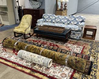 Rugs, Sofa and Vintage Rocking Chair Orlando
