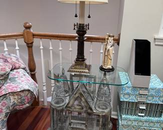 Bird Cage End Table 