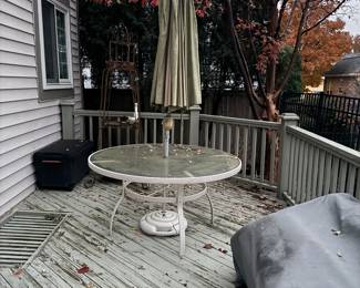 Patio Table with Umbrella 