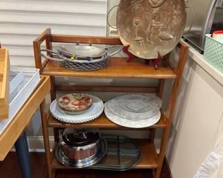 Metal Charger, Serving Platters, etc 